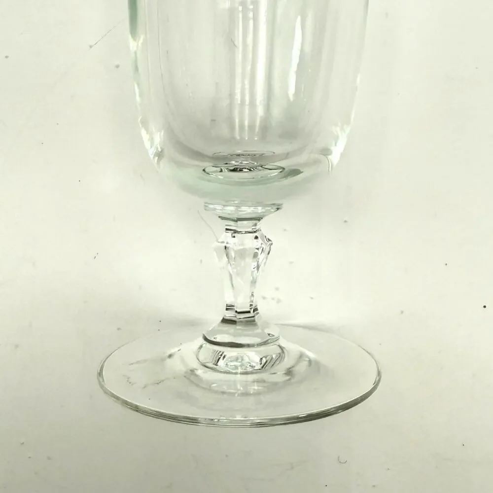 Mikasa Briarcliffe Crystal Stemware Silver Band Iced Tea Wine Glass Water Goblet